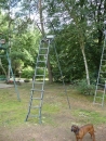 Umr�stsatz zur freistehenden Aluansitzleiter - bis zu 330 cm Lei