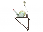 Seilwinde (f�r EXPORT) mit Eisenwinkel